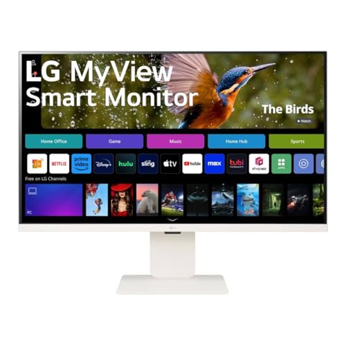 LG LG MyView Smart Monitor 32SR83U-W.AEU Tout-en-Un 32, Dalle IPS résolution FHD (3840x2160), 5ms GtG 60Hz, HDR 10, DCI-P3 95%, inclinable, réglable en Hauteur LG LG MyView Smart Monitor 32SR83U-W.AEU Tout-en-Un 32, Dalle IPS résolution FHD (3840x2160), 5ms GtG 60Hz, HDR 10, DCI-P3 95%, inclinable, réglable en Hauteur