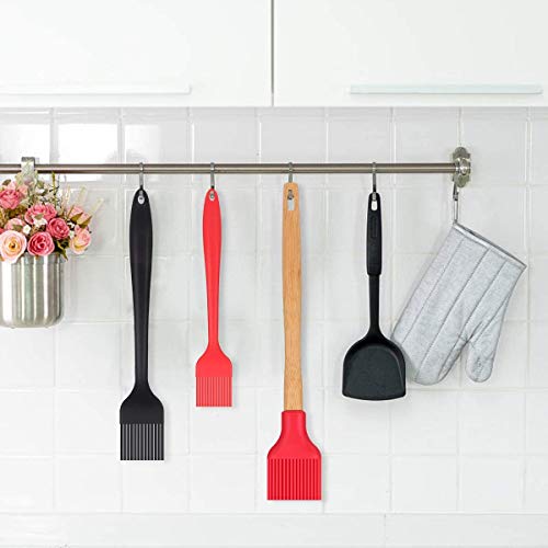 SURDOCA Backpinsel Silikonpinsel Küchenpinsel kochpinsel - 8.2 BPA-freies Silikon in Lebensmittelqualität Pinsel Küche, 446℉ (230℃) Wärmebeständigkeit Pinsel Backen BBQ Grillpinsel