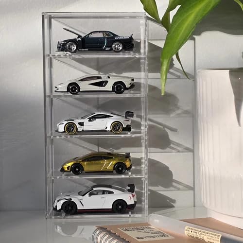 5 Layer Acrylic Storage case Clear Diecast Car Display Case for Scale Models – Dustproof Diecast Storage Organizer.-image-33