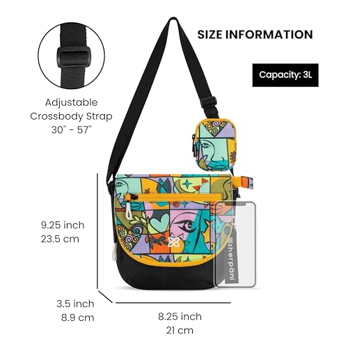 Image of Sherpani Milli, Small Crossbody Purse, Shoulder Bag, Mini Messenger Bag, Crossbody Bags, RFID Protection, Travel Gift