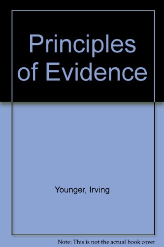 Principles of Evidence 142240711X Book Cover