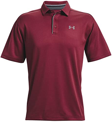 Image of Under Armour - Mens Tech Polo, Color League Red (626), Size: X-Large x Tall