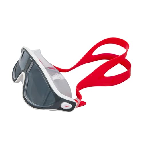 Speedo Biofuse Rift Mask Gafas de natación Unisex Adulto, LavaRojo/RostGris/Colores humo, Talla Única