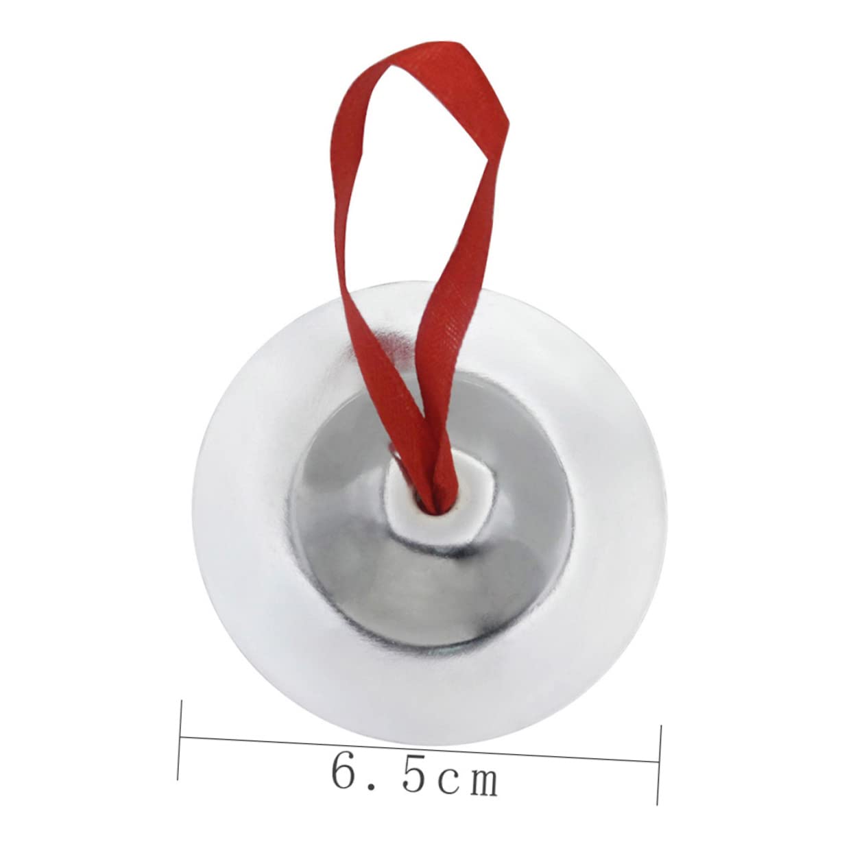 GALPADA 1 Pair Mini Finger Cymbals for Dancer Silver Musical Percussion Zills Compact Durable Cymbals for Evening Parties Rhythm Making Easy to Store with Sling