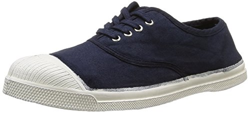 Bensimon Tennis - Zapatillas de Deporte de Lona para Mujer Azul Bleu (Marine 516) 36