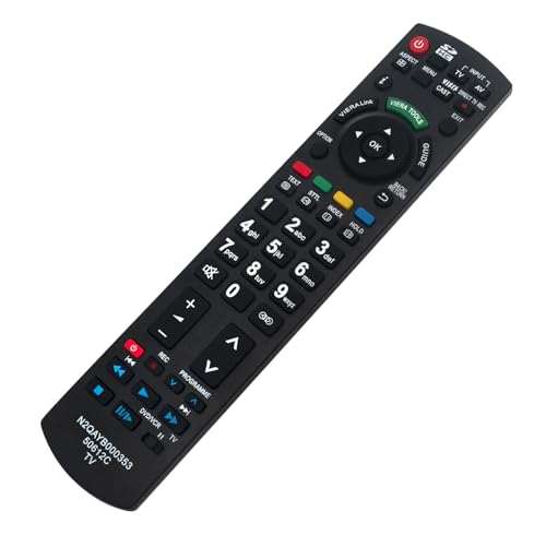AULCMEET N2QAYB000353 Replace Remote Control Compatible with Panasonic LED LCD Smart TV TX-P46G15B TX-P46Z11E TX-P50V10B TX-LF37S10 TX-LR22X20 TX-LR32U20 TX-LR32X20 - Image 2