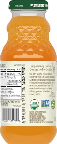 Image of R.W. Knudsen Organic Just Pineapple Juice, 8 fl oz (12 Pack)