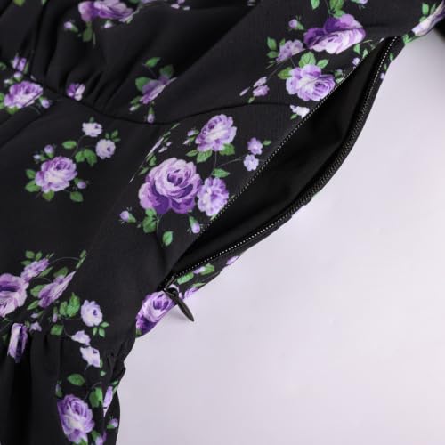 Image of Scarlet Darkness Women's Floral Corset Dress with Split 2026 Summer Spring Square Neck Midi Milkmaid Dresses