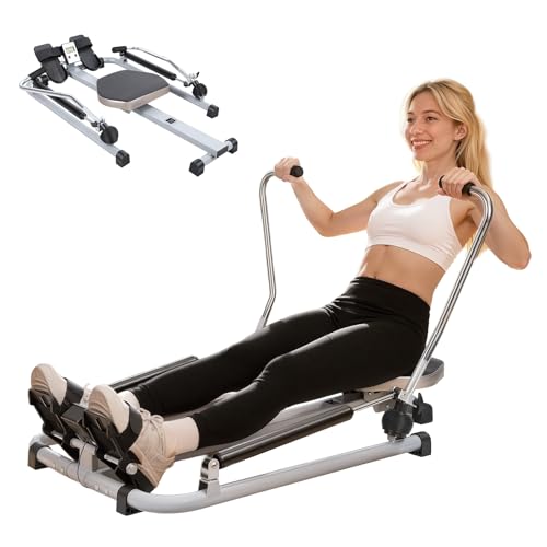 Máquina de remo hidráulica con monitor LCD y resistencia ajustable
