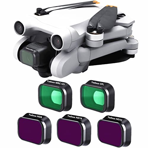 CPL UV-ND-Filter-Set für DJI Mini 3 Pro, inkl. UV-CPL ND4 ND8 ND16 ND32-Filter, 5 Stück Cover