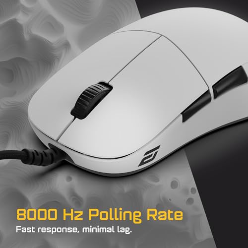 Image of ENDGAME GEAR XM2 8k Gaming Mouse - 8000Hz Polling Rate, Kailh GX Switches, PixArt PAW3395 Sensor, Ultra-Light 52 g, White Edition