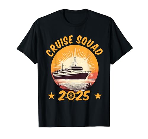 Cruise Squad 2025 Vacances en famille T-Shirt