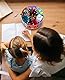 GAMENOTE Rotierende Stiftehalter Schreibtisch Organizer - Kinder Schreibtisch Behälter zum Aufräumen und Aufbewahren, Drehbare Ablage für Bürobedarf Schulbedarf liefert Handwerk Behälter (Klein)