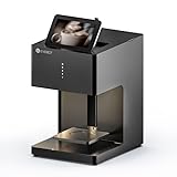 EVEBOT Coffee Latte Art Machine EB-Pro Customized Personalized Cocktail Cappuccino Pictures Cake Desserts DIY Decoration for Cafes Bars Museums, Brown Color