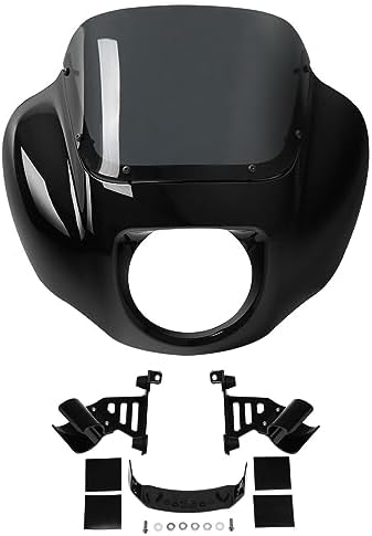 BOSYCY Road Warrior Motorcycle Fairing Windshield Kit Fit For Harley Softail Street Bob FXBB 2018-2020 FXBBS 2021-2024 FXST - 201355758 - View #7