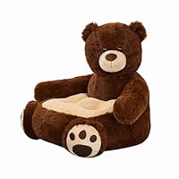 Fenteer Kids Baby Cartoon Small Sofa Toddler Chair Soft Kids Sofa Plush Kids Chairs for Girls Boys Child Chair Stylish Birthday Gift Support Seat Measures 50x50x45cm Chair