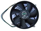 Hexabyte CPU Cooler Fan Compatible with Intel LGA775 – High-Performance Black Cooling Fan for Desktop PC – Silent, Efficient Heat Dissipation, Easy Installation