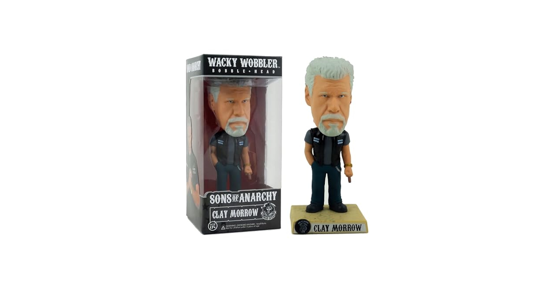 Amazon.com: Funko Sons of Anarchy Clay Morrow Wacky Wobbler