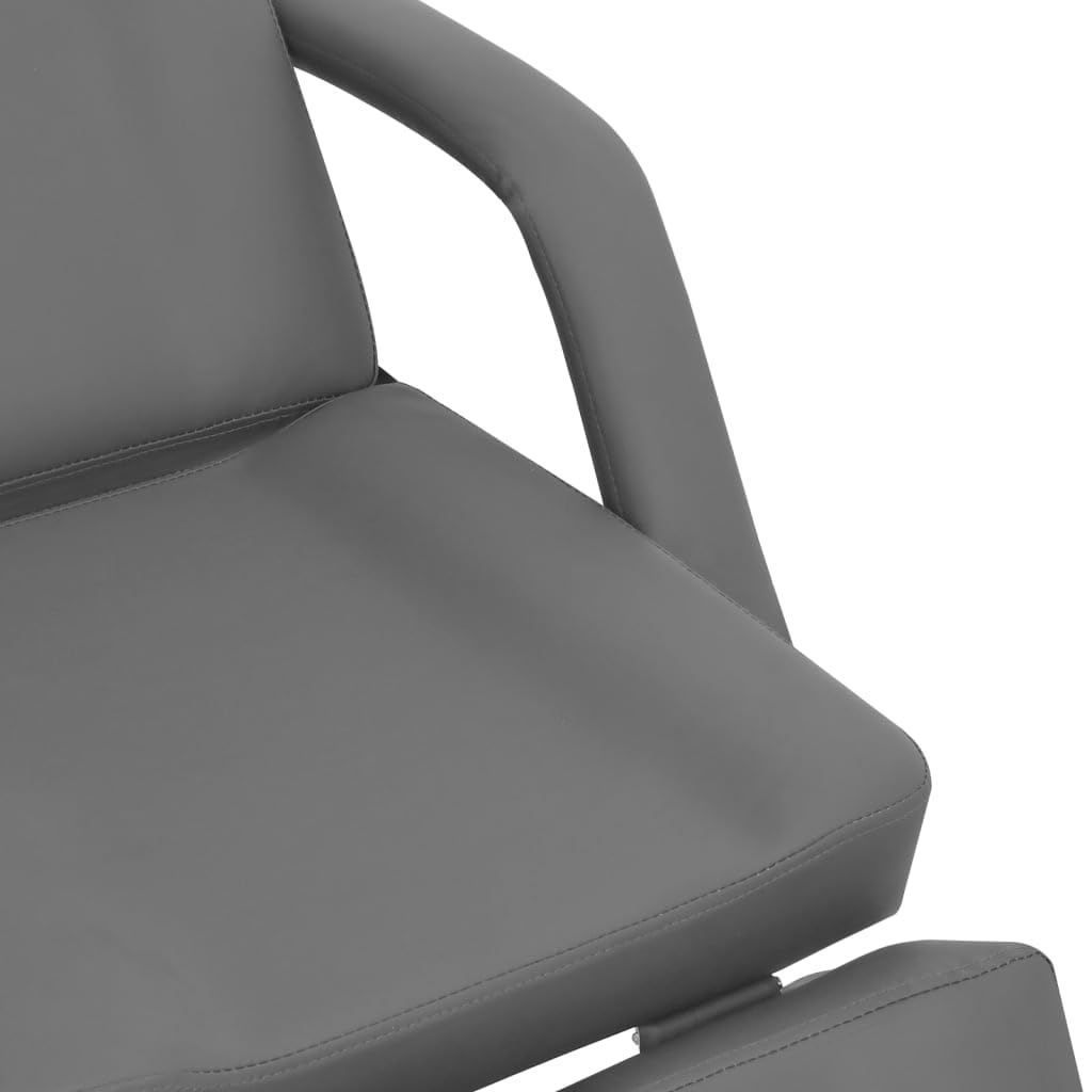 Générique Chaise de Traitement de beauté Similicuir Gris 180x62x78 cm,Santé & beauté,Hygiène personnelle,Massage & Relaxation,Fauteuils de Massage,110269