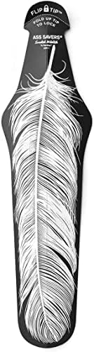 Ass Savers Bicycle Saddle Mudguard | Regular for 23-35 mm Tires, Commuter, Road, Cycle Cross (Feather White - Regular (for 23-35 mm Tires))