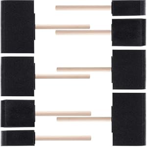 Winsyison Schaumstoff-Pinsel, 8 Stück, 4 Größen