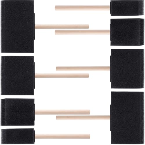 Winsyison Schaumstoff-Pinsel, 8 Stück, 4 Größen