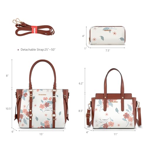 Image of Montana West 3PCS Purses for Women Tote Bag and Wallet Set Shoulder Satchel Handbags