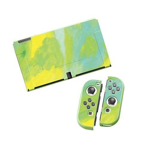 Ryo楽々生活館 Switch 有機EL ケース Joy-Con カバー 分離式 3点セット ドック対応 スイッチ 有機ELモデル 対応 保護 カバー 装着簡単 TPU製 ソフト 耐衝撃 Switch 有機EL対応 スイッチ 有機ELモデル 保護用ケース