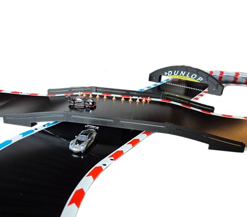 Brücke Überfahrt für Carrera Hybrid Zubehör Rennstrecken Erweiterung (340mm für gerade Überfahrt)