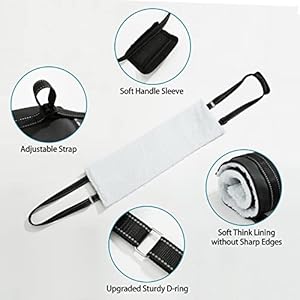   20-130-lbs-Dog-Lift-Harness-for-Large-Dogs-Dog-Sling-for-Large-Dogs-Hind-Leg-Support-Dog-Support-Harness-for-Back-Legs-Help-Lift-Rear-for-Canine-Up-and-Down-Stairs-Canine-Aid-Medium-Black