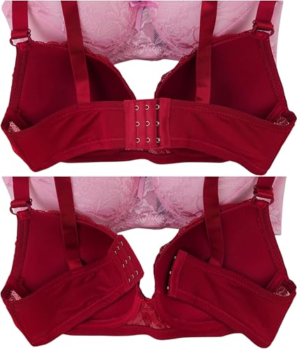 Image of ToBeInStyle Women's Pack of 6 Classic Style Underwire Supportive Padded Bras