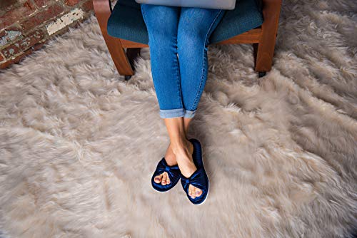 Royal Womens Cozy Open Toe Velvet Slippers3