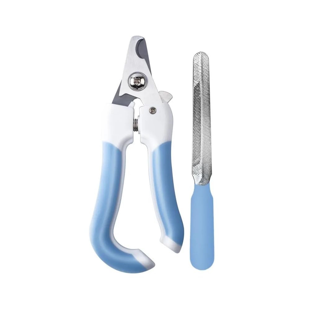 2 Pcs Pet Nail Clippers and Trimmers, The Labor-Saving Pet Nail Clipper, Effortless Professional Pets Grooming Tools with Safety for Cats and Dogs