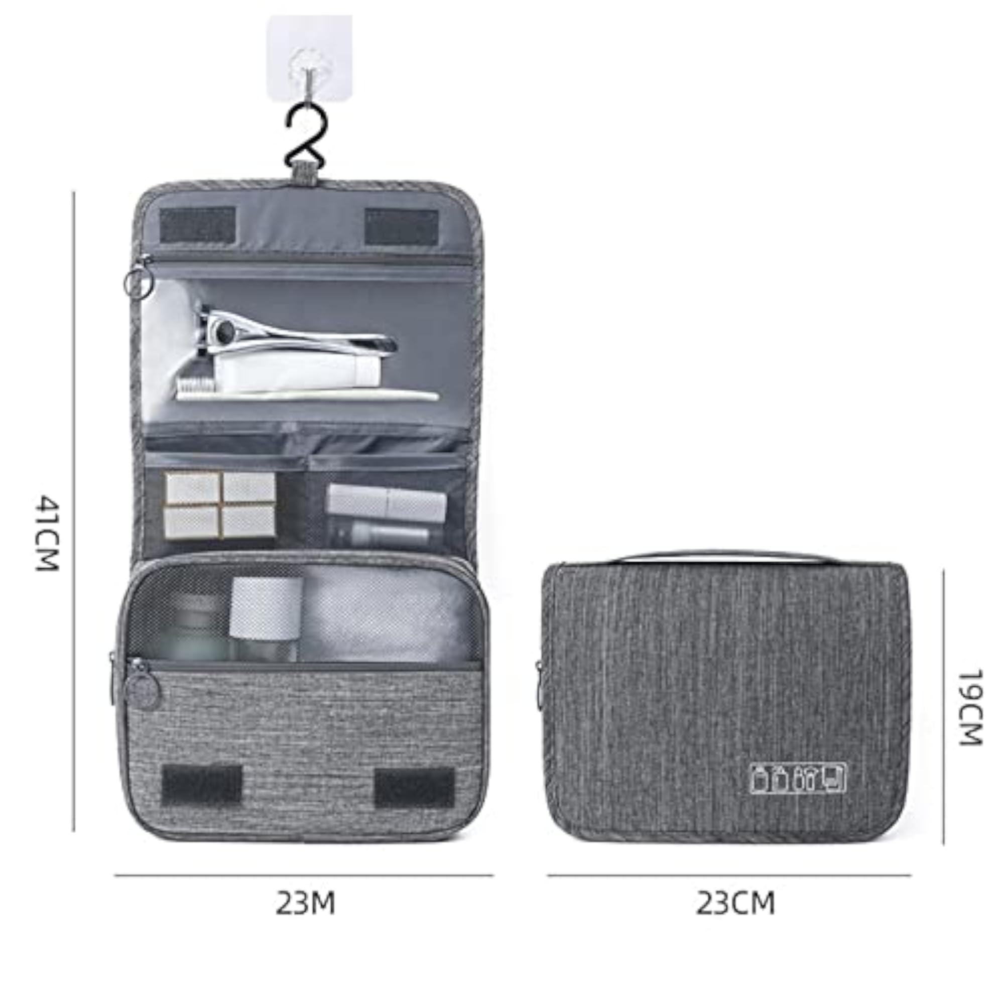 Stylish Cosmetics Bag with Inner Bag for Traveling