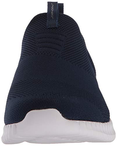 Skechers Elite Flex Wasik Sapatilha Masculino, 41, Azul Escuro