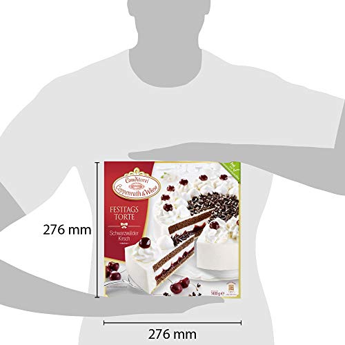 Conditorei Coppenrath & Wiese Festtagstorte, Schwarzwälder Kirsch, 1.4kg (Tiefgefroren)