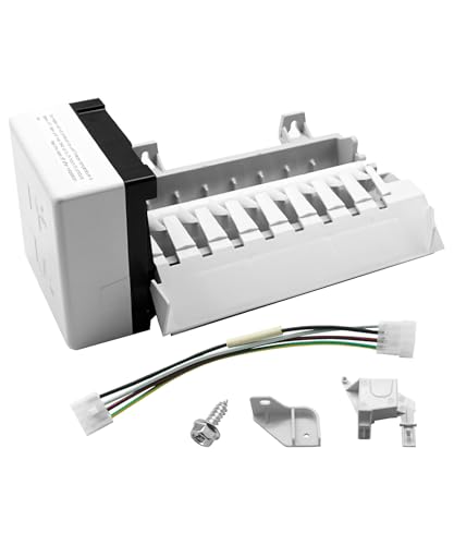 2198597 Refrigerator Ice Maker Fits for Whirlpool Maytag KitchenAid Refrigerator Replace 2198597 2198678 626663 W10122502 W10190960 2198597 AP3182733 AH869316 EA869316 PS869316 and More