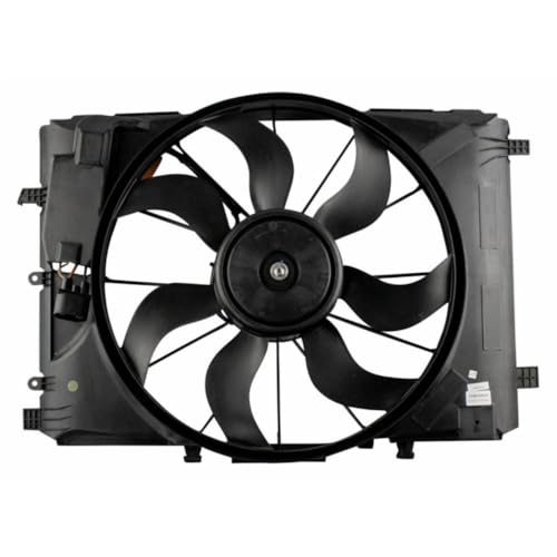 MAPHRWZ Dual Engine Radiator Cooling Fan Assembly for Benz for CLA250 2.0L 2014-2019 for GLA250 2.0L 2015-2018 for SLK250 1.8L 2012-2015,for Infiniti for QX30 2.0L 2017-2018 214815DD0A HVA03370