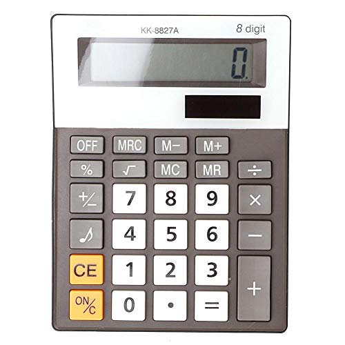 sjlerst Beep Calculator, Colorful Business Calculator, Plastic Desktop with 8 Digits Screen for Student Home Businessman Office