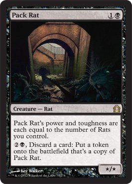 Magic the Gathering - Pack Rat (73) - Return to Ravnica