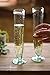 KALALOU Tall Recycled Champagne Flute, One Size, Green (Set of 6)