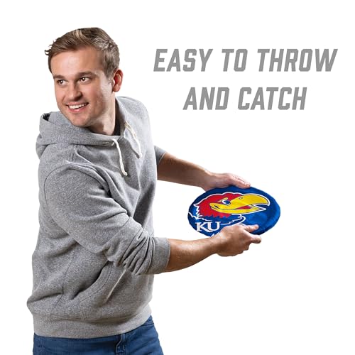 Image of YouTheFan NCAA Kansas Jayhawks Flimzee Bean-Bag Flying Disc