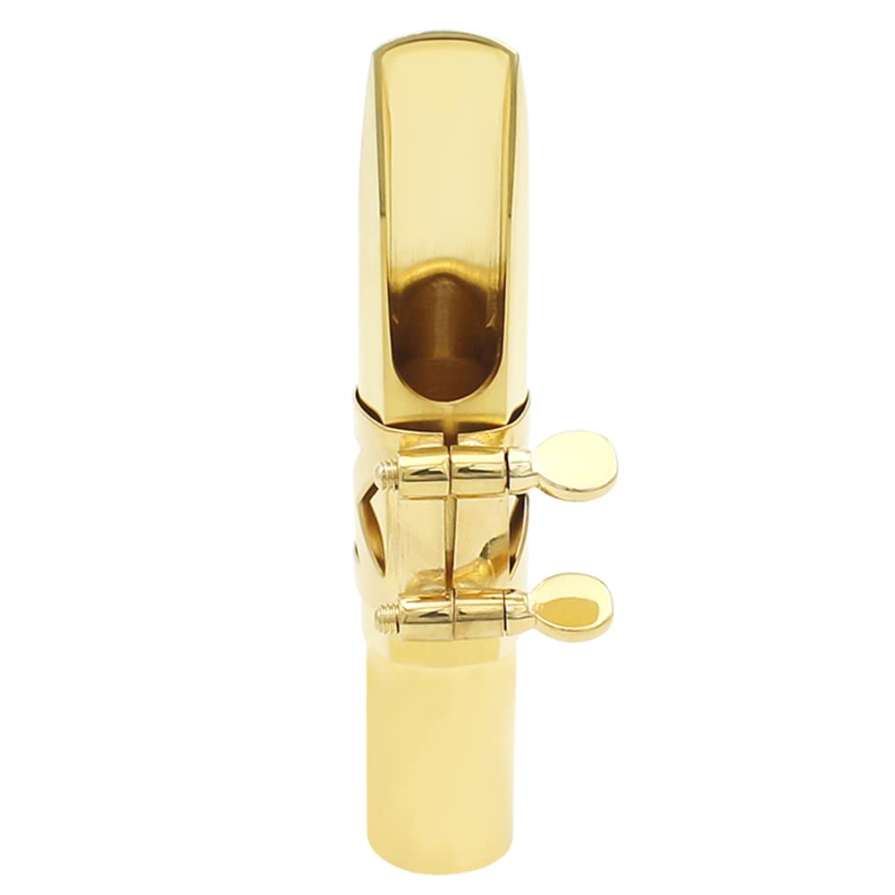 Sax Bocchino, Jazz Alto Saxophone Metallo 8C Bocchino con cappucci Patch Cuscinetti