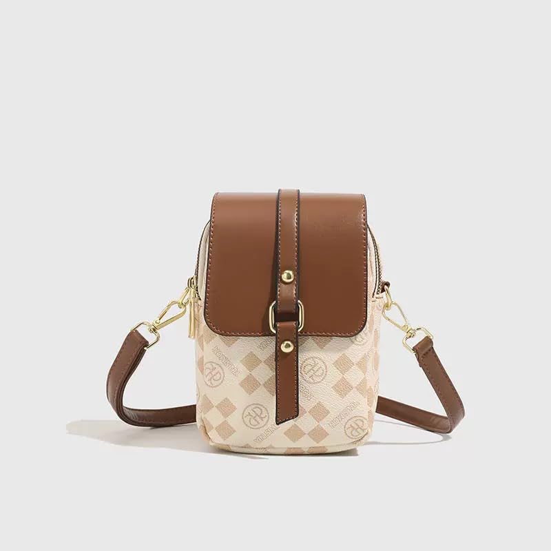 Mini Crossbody Phone Purse for Women Small Shoulder Bag Lightweight Fashion Cell Phone Wallet with Strap