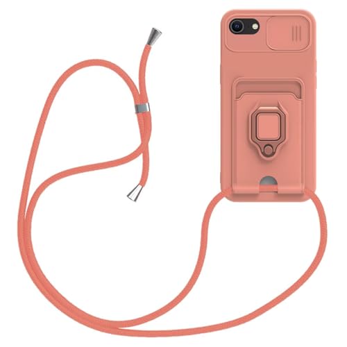 xinyunew Case for iPhone 16e with Lanyard, Silicone Case with Necklace 360° Magnetic Ring Shockproof Case Lanyard Cover Mobile Phone Protection Casene xinyunew Case for iPhone 16e with Lanyard, Silicone Case with Necklace 360° Magnetic Ring Shockproof Case Lanyard Cover Mobile Phone Protection Casene