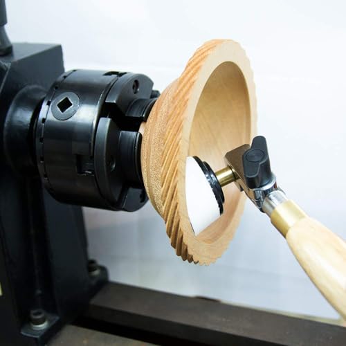 O'SKOOL 50mm Bowl Sander Tool with Rotatable Spindle Head,10 Assorted 50mm Discs kit for Woodturning, Bowls 7 O'SKOOL 50mm Bowl Sander Tool with Rotatable Spindle Head,10 Assorted 50mm Discs kit for Woodturning, Bowls - Image 7