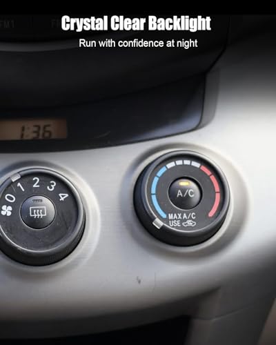 3 piezas de bombillas para HVAC con zócalo blanco para Toyota miniatura 5