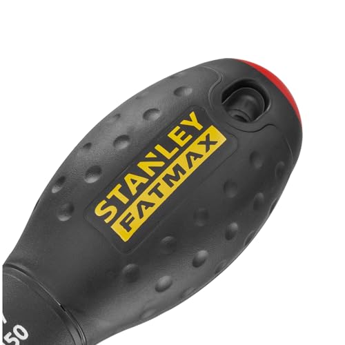 STANLEY 0-65-141 Tournevis Mécanicien 6,5 X 150 Mm - Gamme FATMAX - Fabriqués En France - Lame En Acier - Sablage De L'Empreinte - Poignée Soft Grip - Liaison Quasi Incassable - Anticorrosion