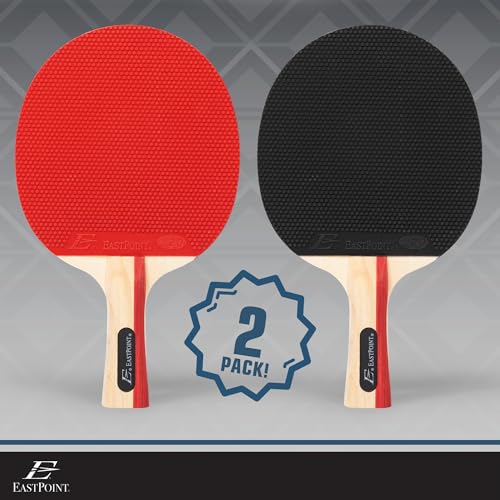 EastPoint Sports 2 Kişilik Masa Tenisi Kürek Seti - 2 Pip-Out Ping Pong Kürek İçerir