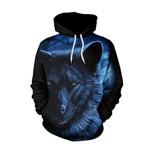 DTGPRO Mens Sweatshirt Casual 3D Digital Printing Mens Hoodies Loose Unique Men Hooded Hip Hop Youth Couple Outfit Men Long Sleeved Sweatshirt TD-01 4XL